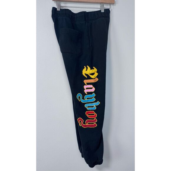 Playboy by PacSun Black Y2K Sweatpants Joggers Size Small - Picture 5 of 14